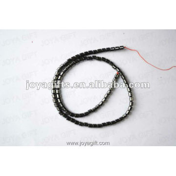 3MM Loose Hematite Drum Beads 16"